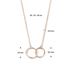 Halskette 40 - 42 - 44 cm 14K Roségold