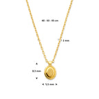 collier 41 - 43 - 45 cm 14K geelgoud