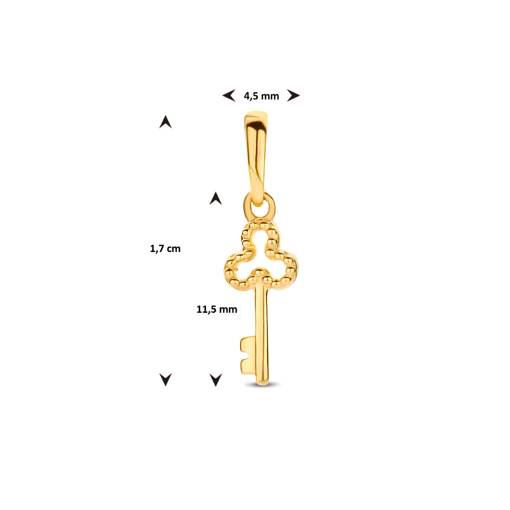 9k hanger sleutel 11,5 mm 9K geel