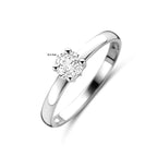 Ring Zirkonia 14K Weißgold