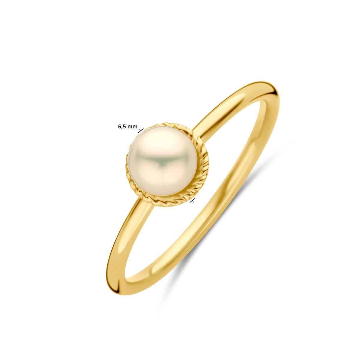 Ring Perle 14K Gelbgold