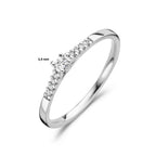 ring diamant 0.07ct h si 14K witgoud