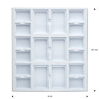 opmaaktray carrousel 245 x 220 mm wit pos materialen