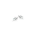 oorknoppen olifant zilver wit