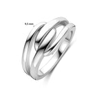 ring zilver gerhodineerd