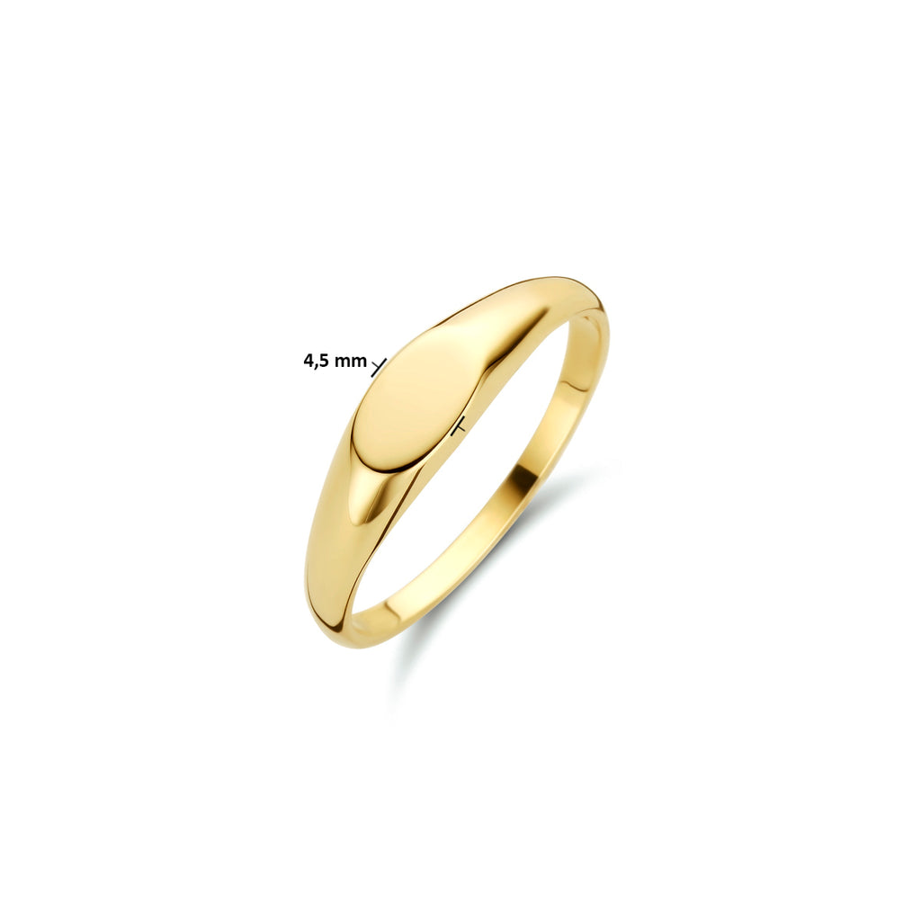Gravurring 14K Gelbgold