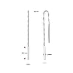 doortrekoorbellen zilver wit