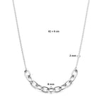 Halskette 41 + 4 cm Silber rhodiniert