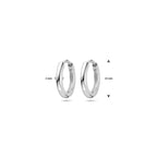 Ohrhänger 2,0 mm für Ohrhänger Silber rhodiniert