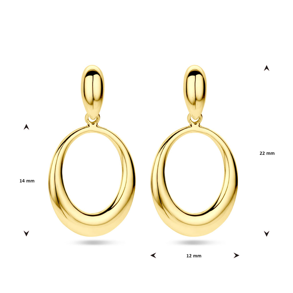 oorhangers 14K geelgoud