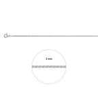 koord 2,0 mm zilver wit