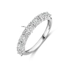 Ring Zirkonia 3,0 mm Silber rhodiniert