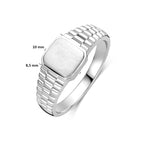ring zilver gerhodineerd