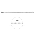 Jasseron 2,0 mm silberweiß