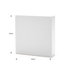Präsentationsblock weiß 100 x 100 x 25 mm POS-Materialien