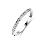 aanschuifring zirkonia 14K witgoud