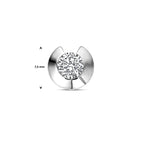 hanger zirkonia zilver gerhodineerd