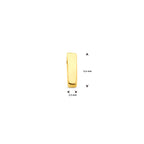 Anhänger Buchstabe 14K Gelbgold