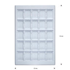 opmaaktray carrousel 330 x 220 mm wit pos materialen