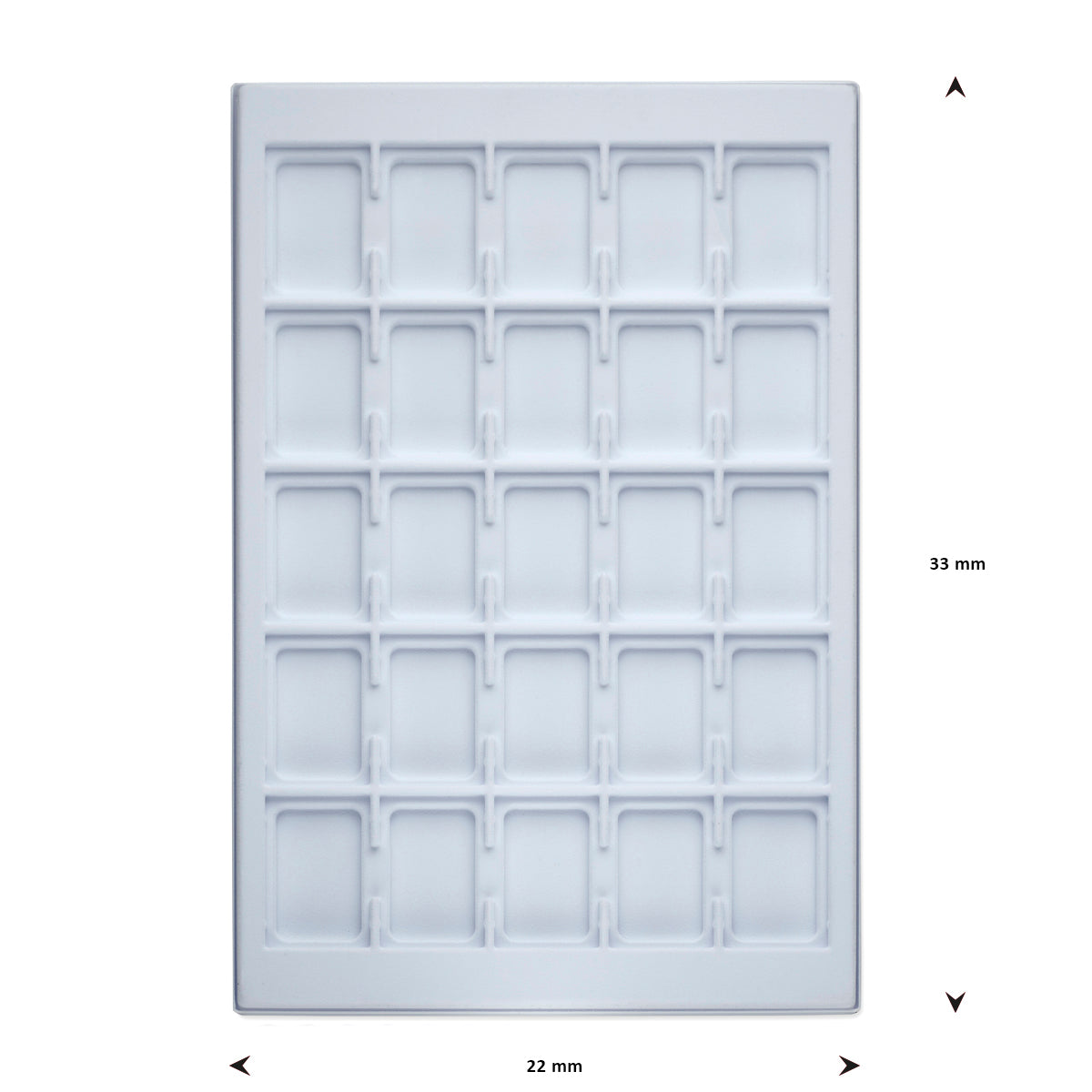 opmaaktray carrousel 330 x 220 mm wit pos materialen