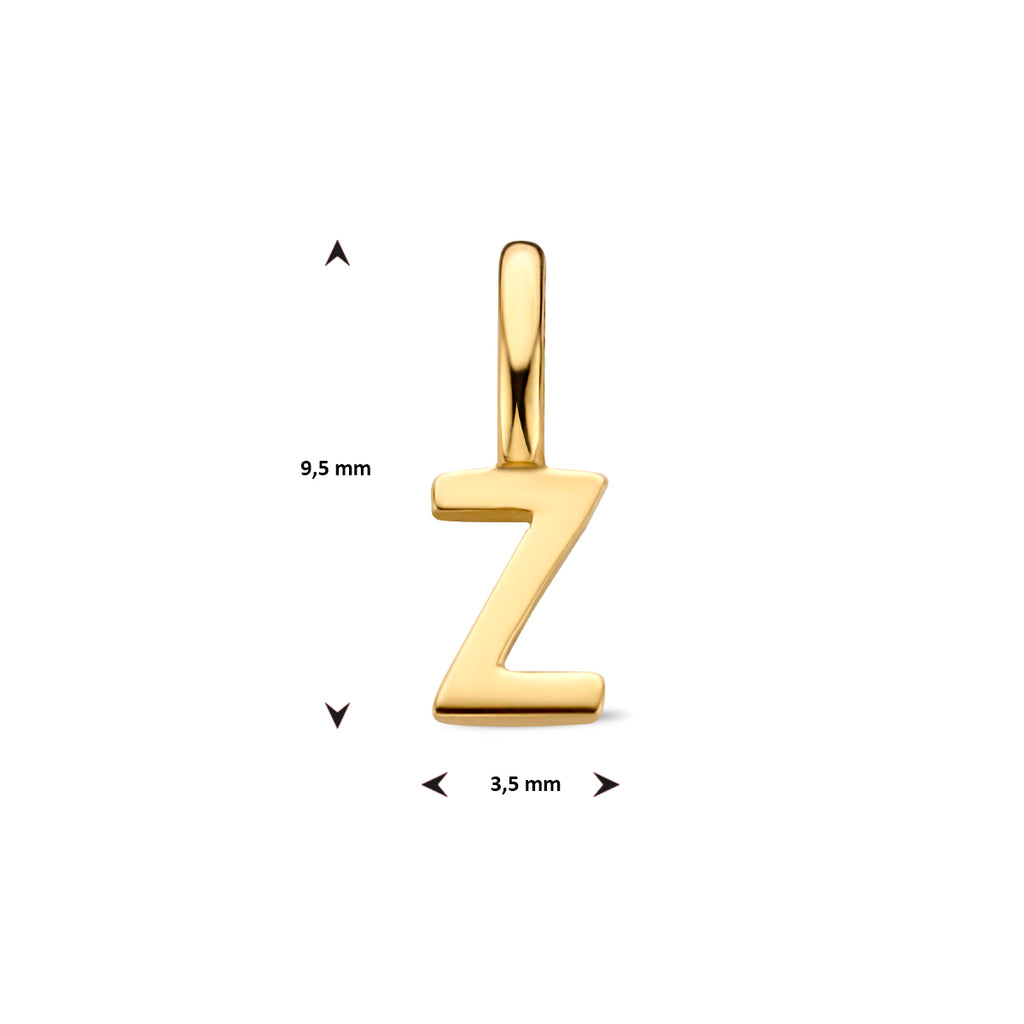 Anhänger Buchstabe 14K Gelbgold