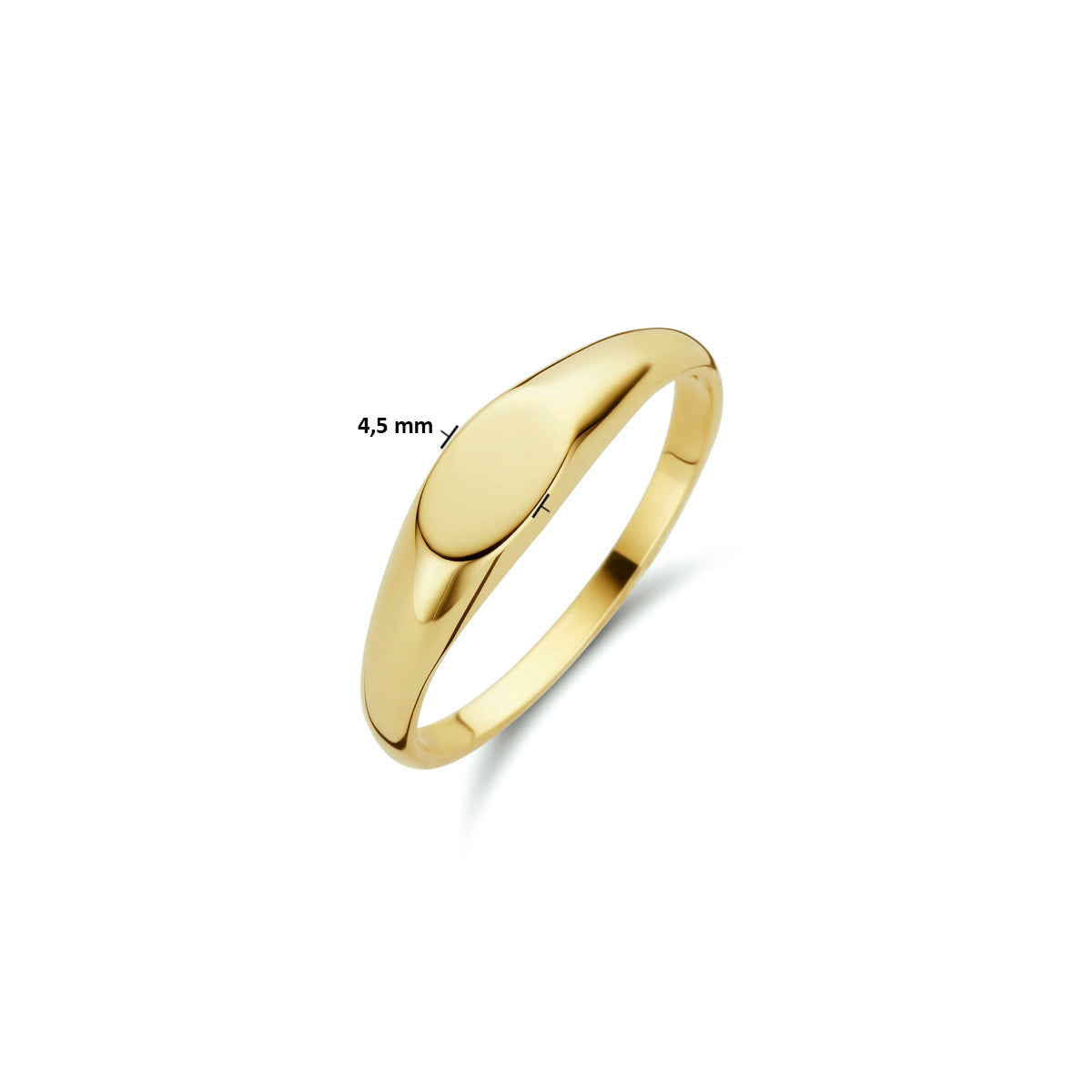 Gravurring 14K Gelbgold
