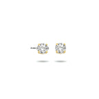 9 Karat Ohrstecker Zirkonia 9 Karat Gelbgold