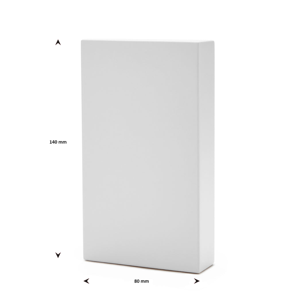 presentatie blok wit 140 x 80 x 25 mm pos materialen