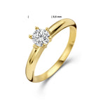 Ring Zirkonia 14K Gelbgold