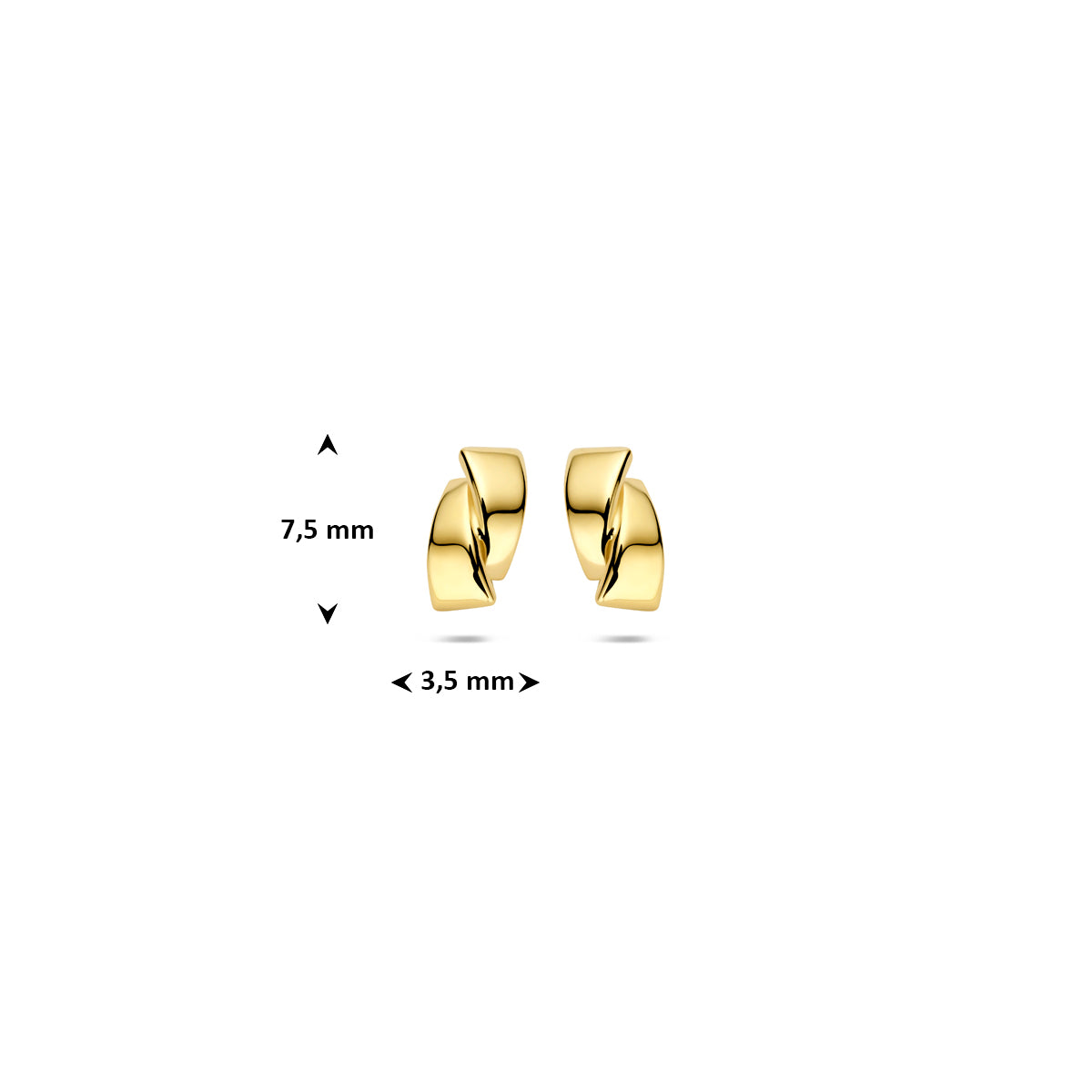 Ohrstecker 14K Gelbgold
