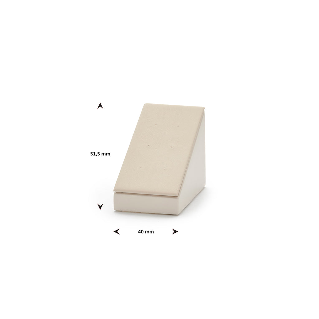 oorknoppen display beige pos materialen