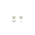 Ohrstecker Zirkonia 14K Gelbgold