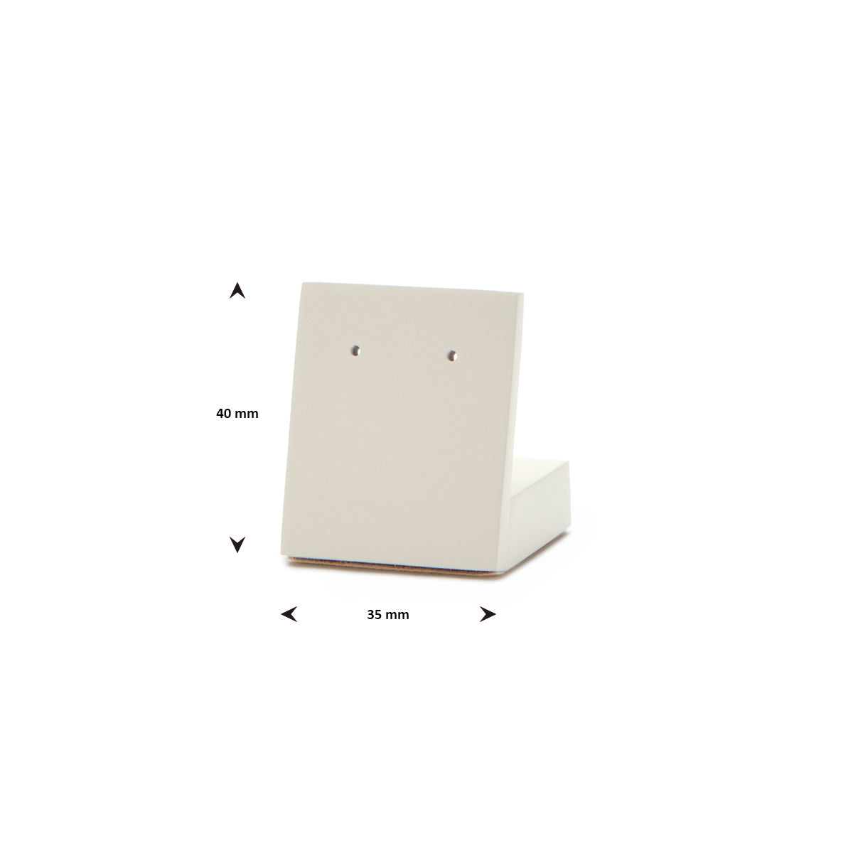 Ohrstecker Standard Beige POS-Materialien