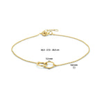 Armband rund 16,5 - 17,5 - 18,5 cm 14K Gelbgold