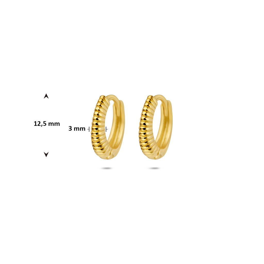 Kreolen 12,5 mm 14K Gelbgold