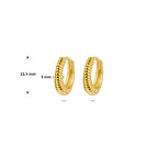 Kreolen 12,5 mm 14K Gelbgold