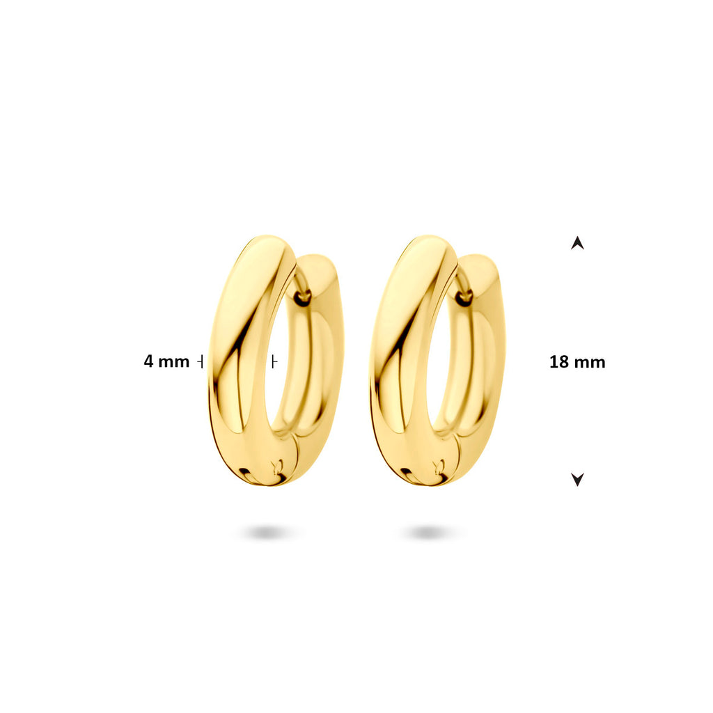 klapoorringen ion plating 18 mm edelstaal