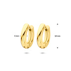 klapoorringen ion plating 18 mm edelstaal