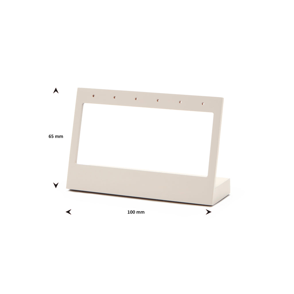 oorhangers display beige pos materialen