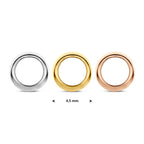 Tricolor-Anhängerringe 14K Tricolor-Gold