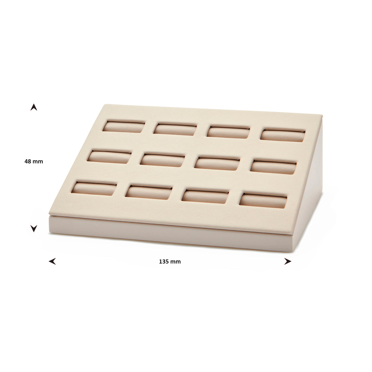 Ringdisplay beiges POS-Material