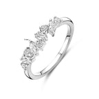 Ring Zirkonia Silber rhodiniert