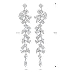 oorhangers zirkonia 60 mm zilver gerhodineerd