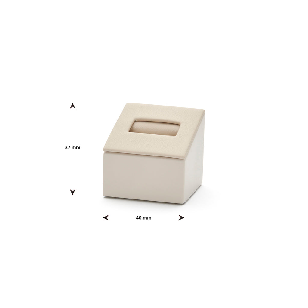 Ringdisplay beiges POS-Material
