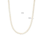 collier parel 6,0 mm 14K geelgoud