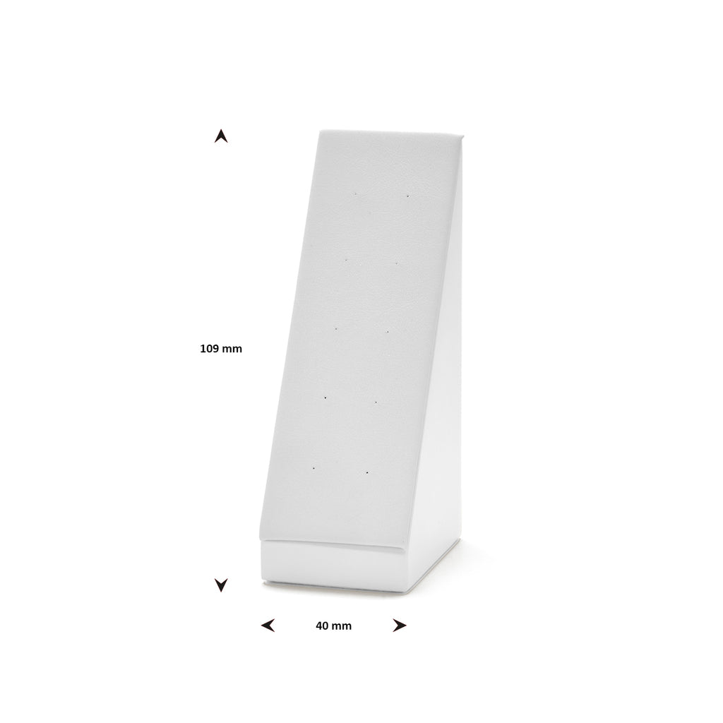 Ohrstecker-Display aus weißem POS-Material