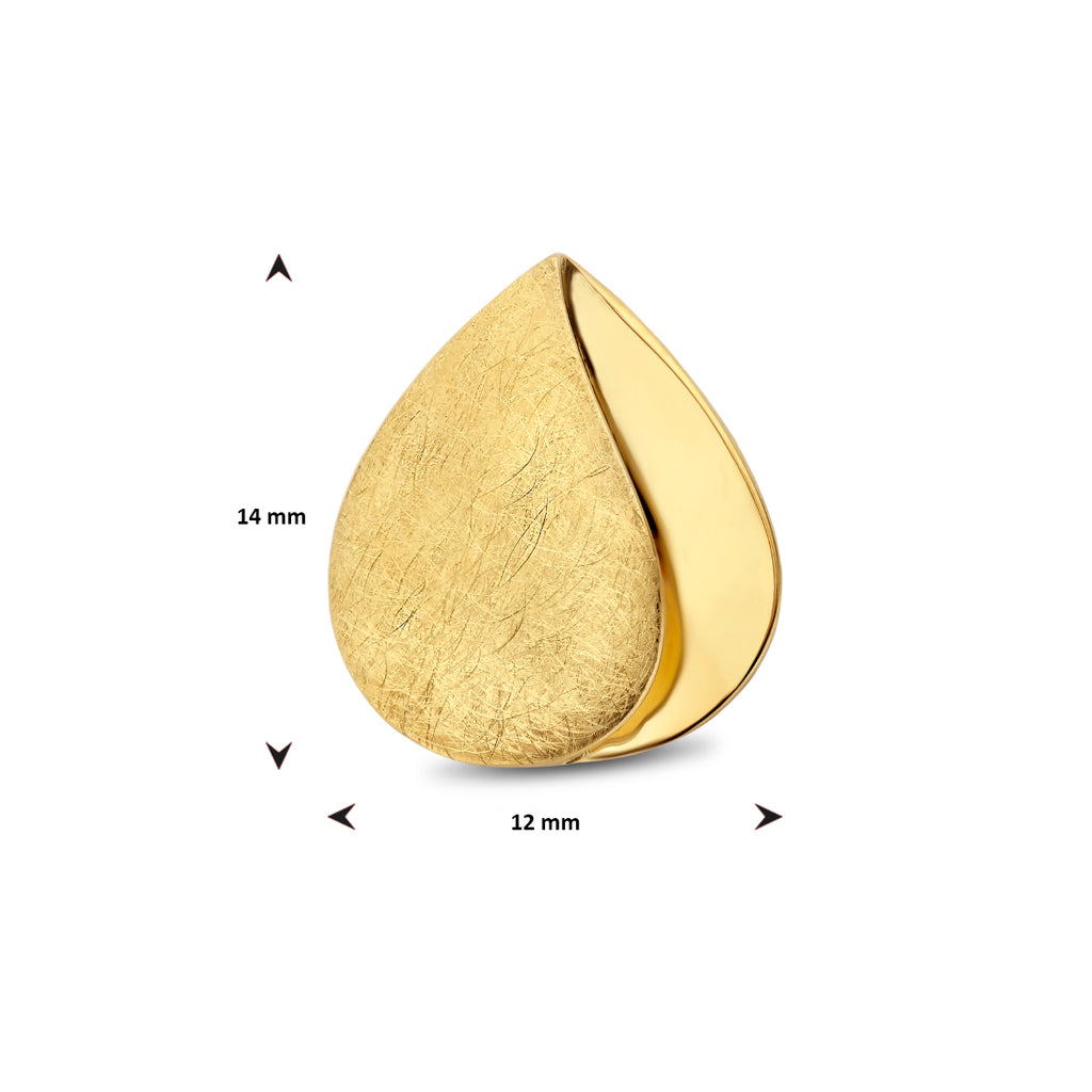 Anhänger poliert/matt 14K Gelbgold