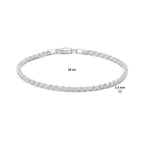 koord 2,5 mm zilver gerhodineerd
