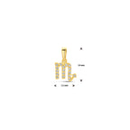 Anhänger Sternzeichen Diamant H SI 14K Gelbgold