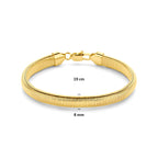 Armband Ionenplattierung 8 mm 19 cm Edelstahl
